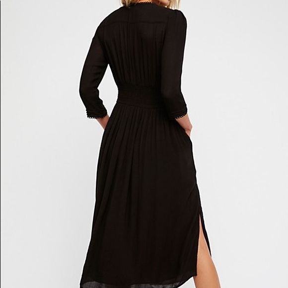 EUC Free People Flora Midi Dress w/ POCKETS - Picture 6 of 8